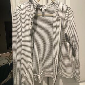 Daily Ritual Women's Striped Hoodie